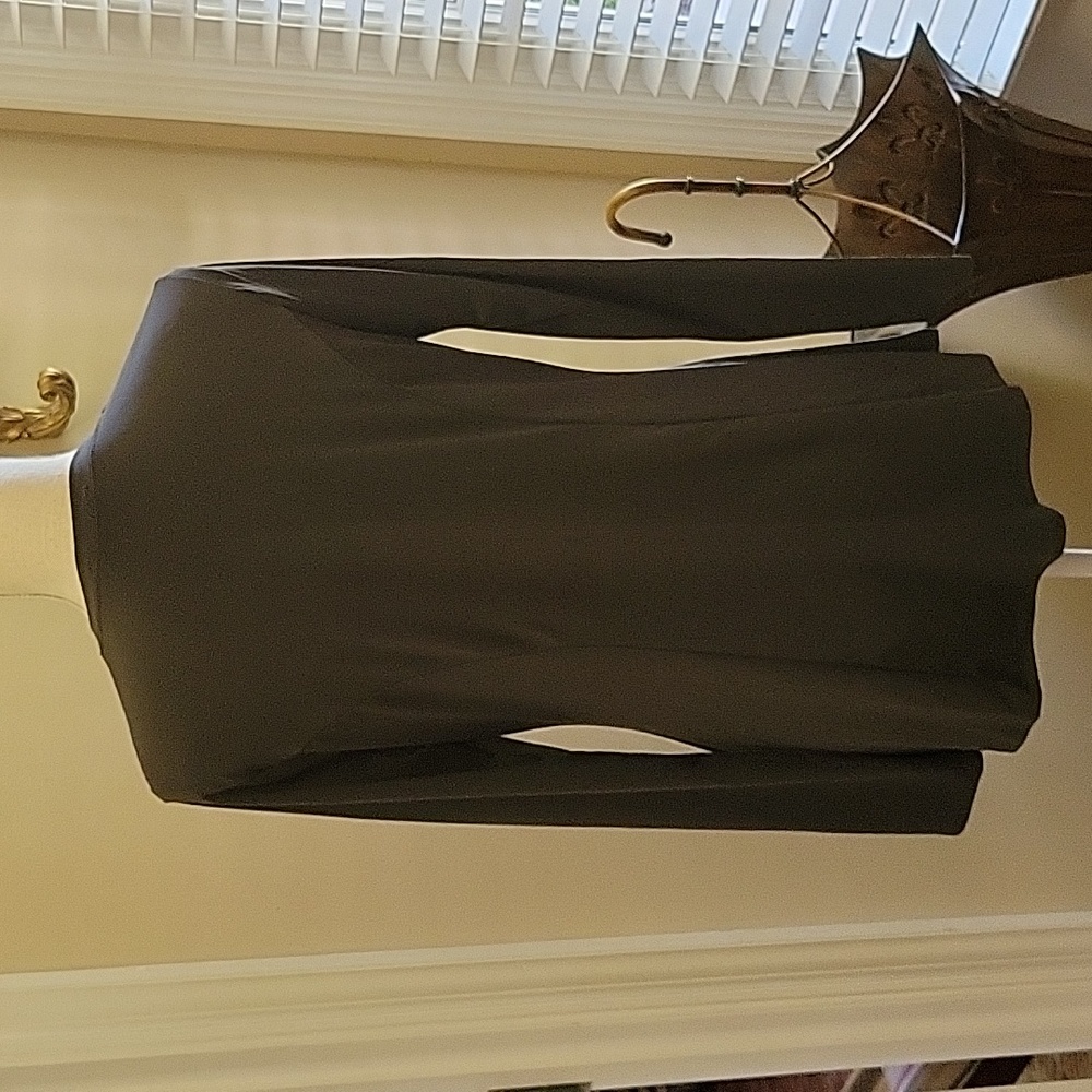 Zenana dark purple gray long sleeve stretch top long sleeves round neck M EUC… - Picture 5 of 10